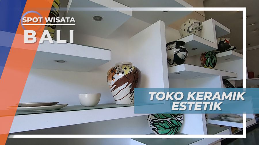 Cantiknya Kerajinan Berbahan Dasar Keramik di Jimbaran Bali