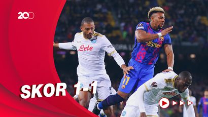 Barcelona Ditahan Imbang Napoli di Camp Nou