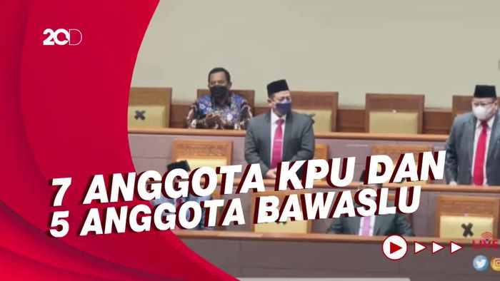 DPR Sahkan Anggota Bawaslu-KPU Periode 2022-2027, Ini Daftarnya