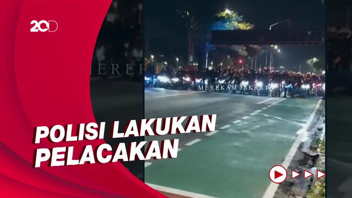 Heboh Balap Liar Tutup Jalan Sudirman!