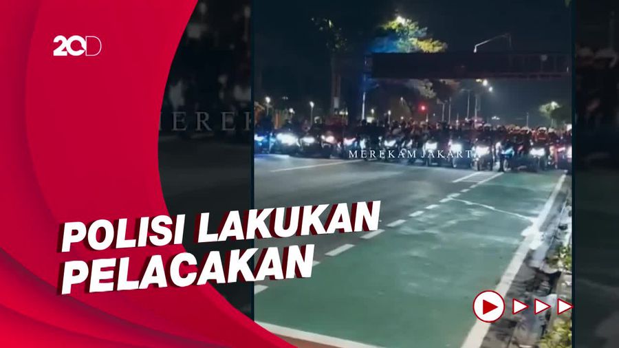 Heboh Balap Liar Tutup Jalan Sudirman!