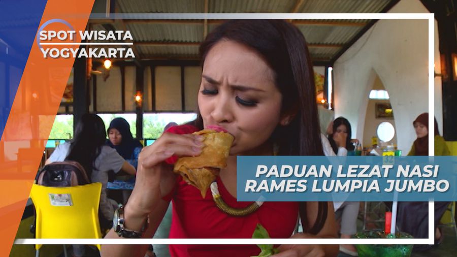 Cara Unik Menikmati Lumpia Beradu Dengan Gurihnya Nasi Rames, Yogyakarta