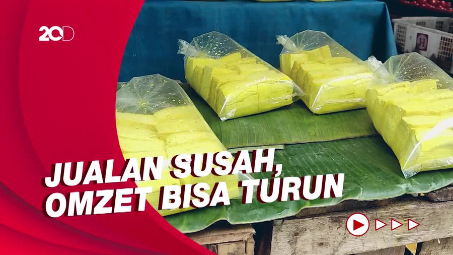 Curhat Pedagang Pasar Palmerah Akibat Langkanya Tahu-Tempe