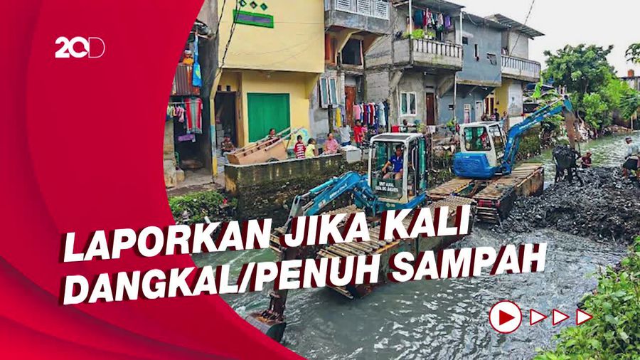 Usai Kalah di PTUN, Anies Pamer Pengerukan Kali Mampang 100% Selesai