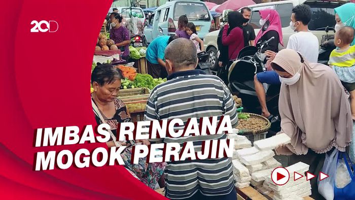 Cerita Pedagang di DKI: Bangun Pagi Buta, Borong Tahu-Tempe Harga Tinggi