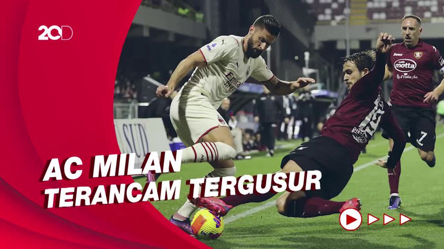 AC Milan Cuma Bisa Imbang Lawan Salernitana