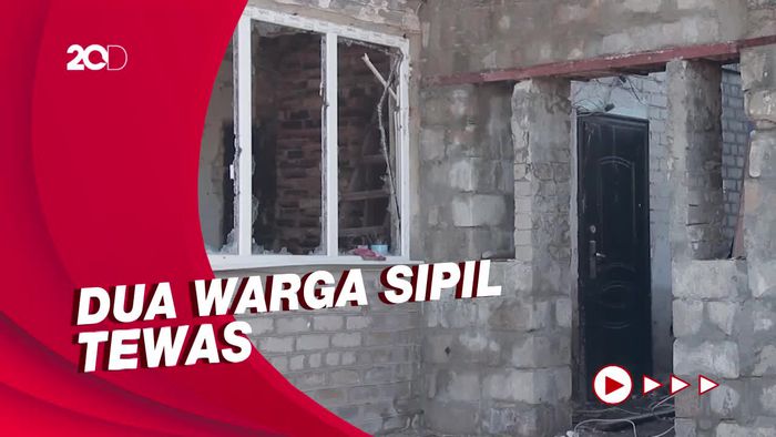 Daerah Permukiman Warga di Donetsk Dibombardir Artileri Berat