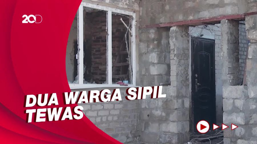 Daerah Permukiman Warga di Donetsk Dibombardir Artileri Berat