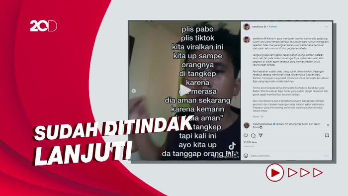 Viral Wisatawan Labuan Bajo Tertipu Agen Travel, Sandiaga: Jangan Mudah Tergiur