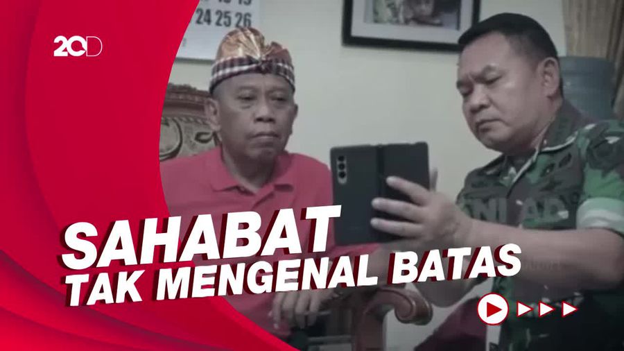 Momen Jenderal Dudung Jenguk Tukul Arwana