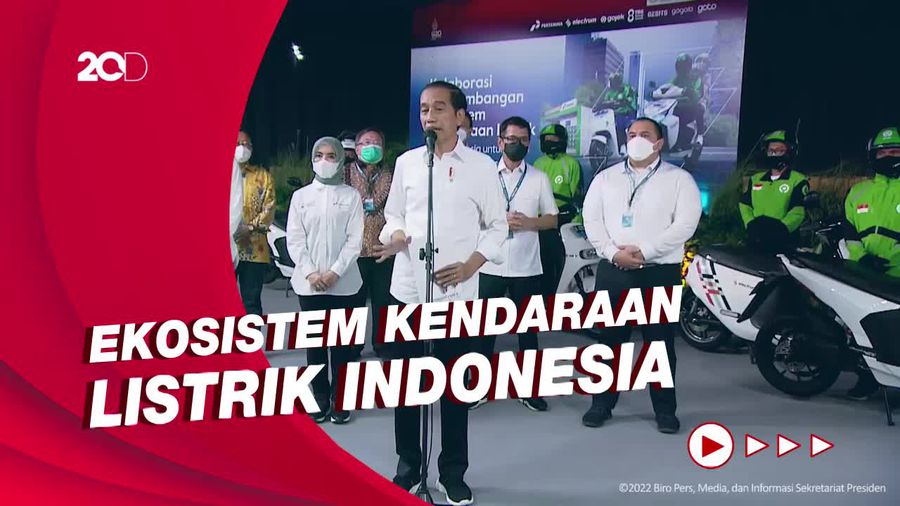 Jokowi Sambut Baik Uji Coba Ekosistem Kendaraan Listrik Indonesia