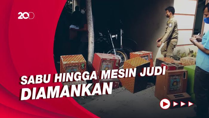 Momen Polisi Gerebek Kampung Narkoba di Deli Serdang, 3 Orang Dibekuk