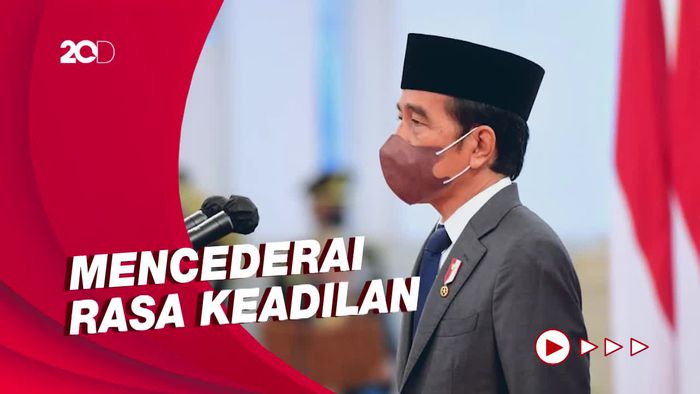 Hadiri Sidang Tahunan MA, Jokowi Singgung Mafia Hukum