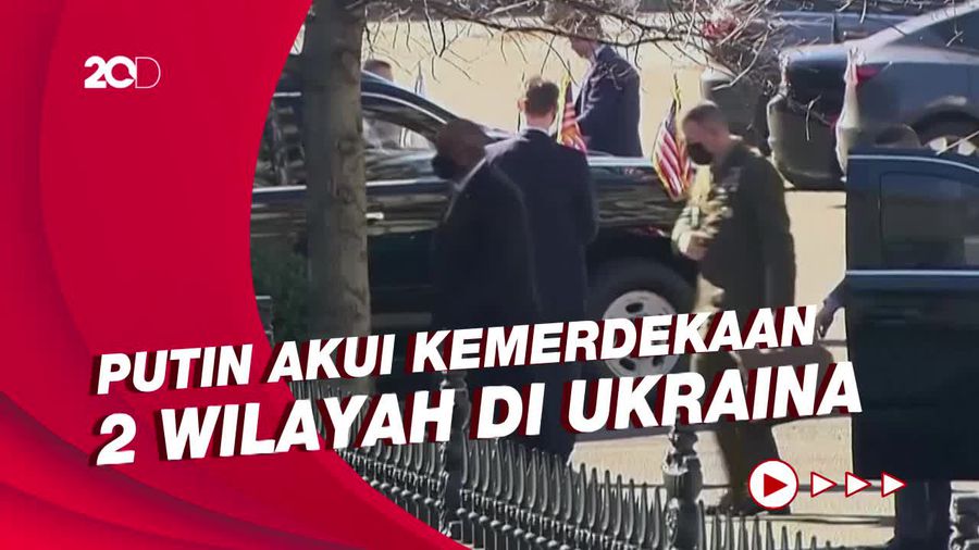 Joe Biden Gelar Rapat Mendadak Bahas Situasi Terkini di Ukraina