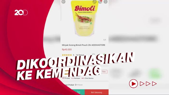 Minyak Goreng Dijual Rp 60 Ribu Per 2 Liter di e-Commerce