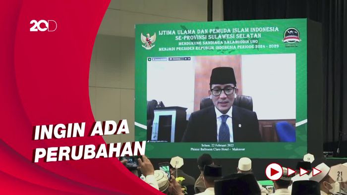 Ijtima Ulama dan Pemuda Islam Sulsel deklarasikan Sandiaga Jadi Capres
