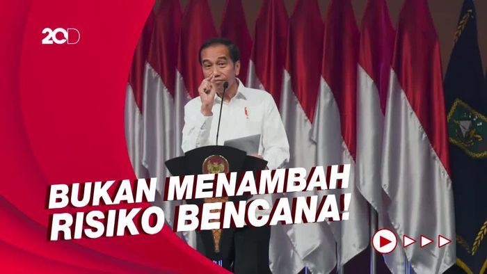 Jokowi Imbau Perizinan Usaha Harus Pertimbangkan Risiko Bencana 