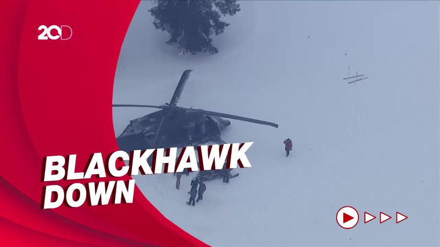 Dua Helikopter Militer AS Jatuh di Pegunungan Bersalju