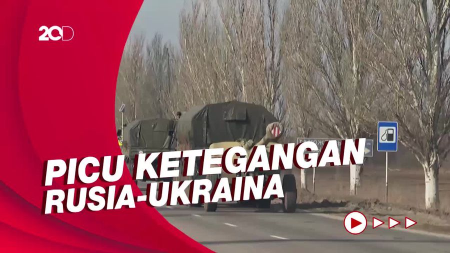 Kendaraan Militer Rusia Semakin Bertambah di Perbatasan Ukraina