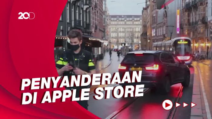 Pria Bersenjata Sandera Seseorang di Amsterdam, Polisi Berjaga