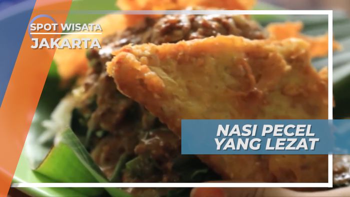 Nasi Pecel, Salad Bumbu Kacang nan Lezat dari Pondok Kelapa Jakarta
