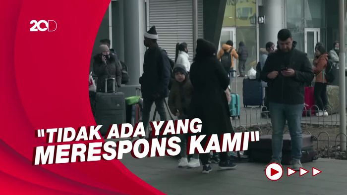Cerita Pilu Pelancong Telantar di Bandara Kiev Ukraina