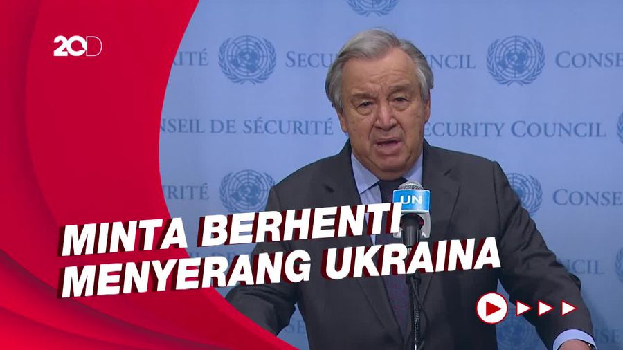 Sedihnya Sekjen PBB Sarannya ke Putin Tak Diacuhkan