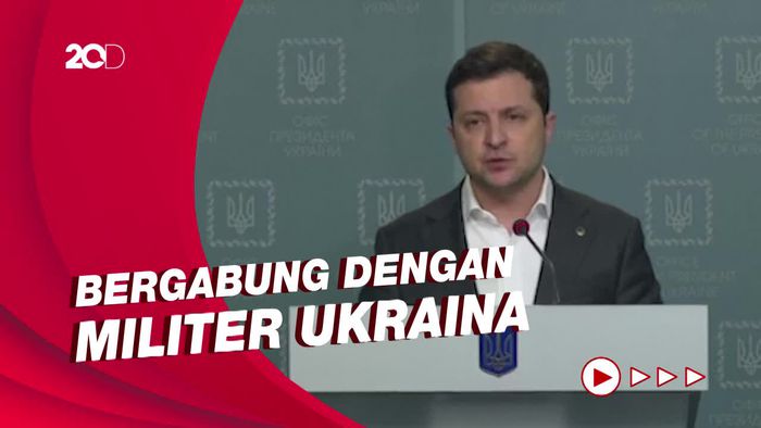 Presiden Ukraina Minta Warga Perang Lawan Rusia, Janji Berikan Senjata!