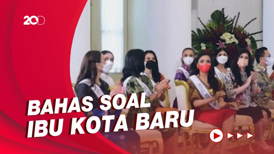 Finalis Puteri Indonesia 2022 Bertemu Presiden Jokowi