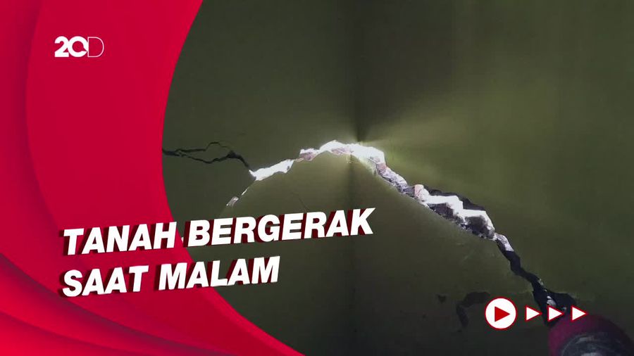 Cerita Warga Lebak, Rumah-Jalanan Retak Akibat Pergerakan Tanah
