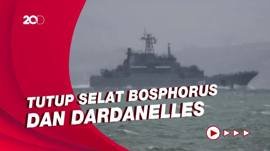 Ukraina Minta Turki Tutup Jalur Kapal-kapal Rusia di Laut Hitam