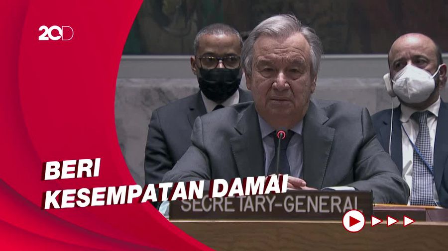 Sekjen PBB ke Putin: Hentikan Pasukan Anda Menyerang Ukraina