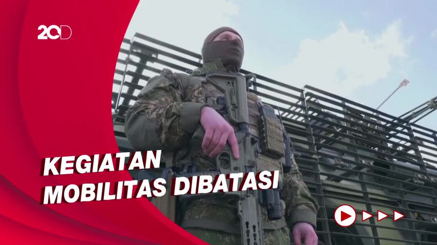 Rusia Serang Ukraina, Perbatasan Ukraina Langsung Dijaga Ketat