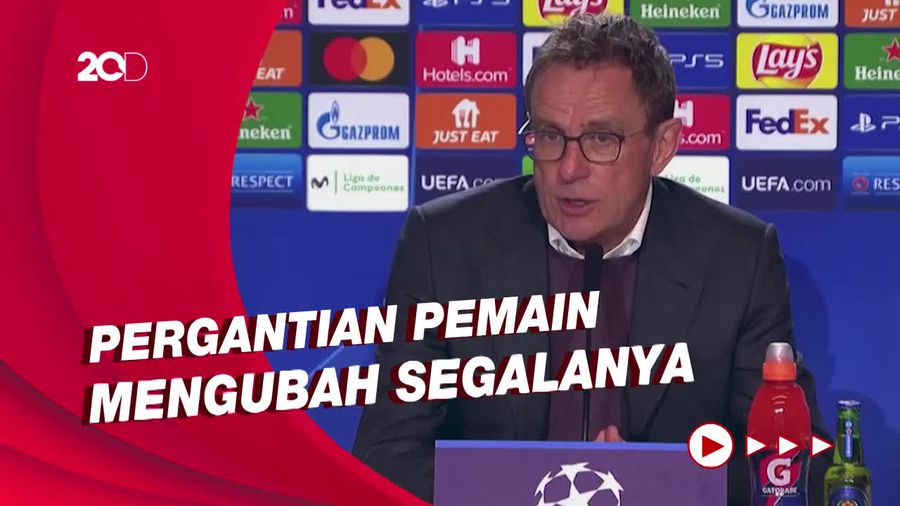 Rangnick: MU Mungkin Menang Jika Ada 10 Menit Tambahan Waktu