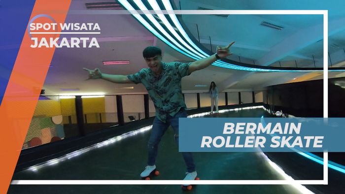 Asiknya Nostalgia Bermain Sepatu Roda di Museum Seni Modern, Jakarta
