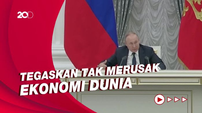 Putin Temui Wakil Bisnis Rusia di Tengah Ancaman Sanksi Ekonomi