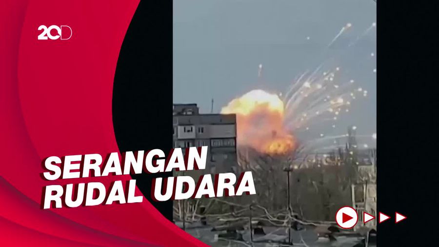 Detik-detik Serangan Udara Rusia Hantam Kota Kiev Ukraina