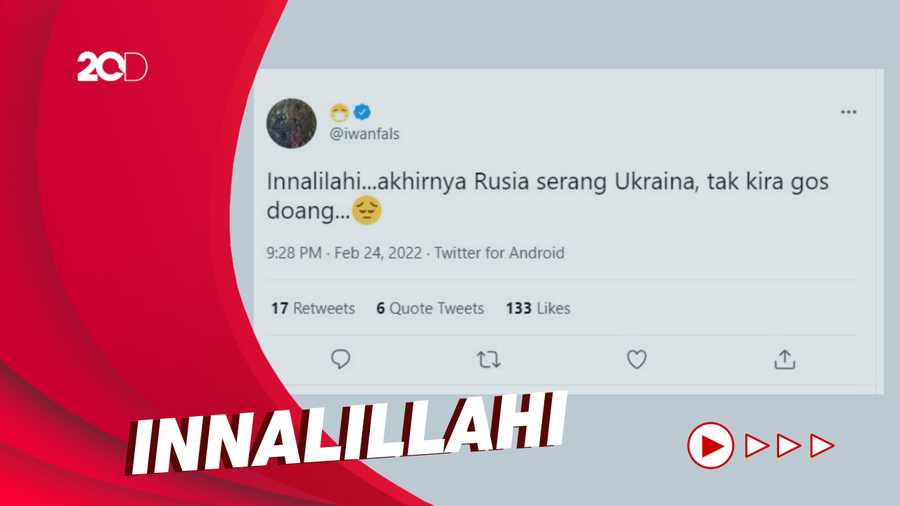 Iwan Fals Prihatin dengan Invasi Rusia ke Ukraina