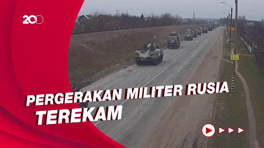 Militer Rusia Terekam Lumpuhkan CCTV di Jalanan Ukraina