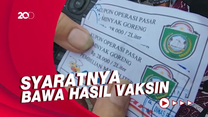 Penampakan Antrean Warga Parepare Serbu Minyak Goreng