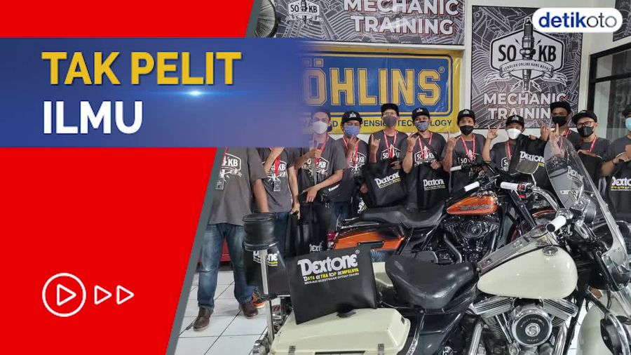Dokter Harley asal RI di AS Latih Anak Indonesia Oprek Moge