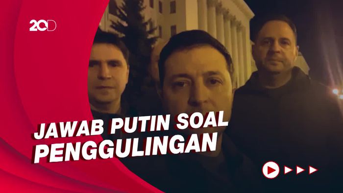 Presiden Zelenskiy Tegaskan Tetap Berada di Kiev!