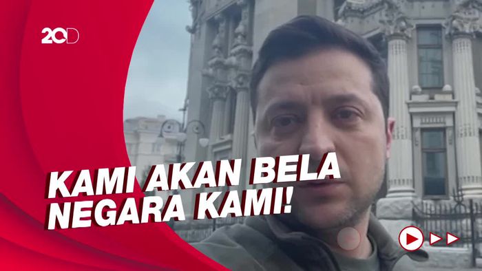 Presiden Ukraina Bantah Hoax soal Evakuasi-Peletakkan Senjata