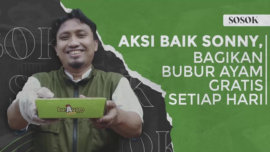 120 Mangkok Per Hari, Pria di Depok Sudah Bagikan 18 Ribu Bubur gratis