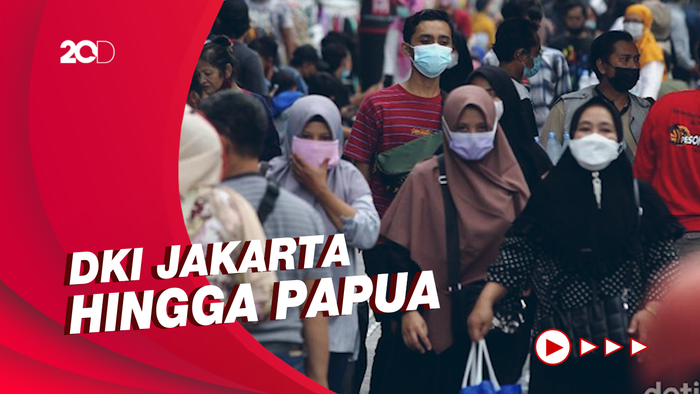 Kasus Covid-19 di Sejumlah Provinsi RI Menurun 3 Minggu Berturut-turut