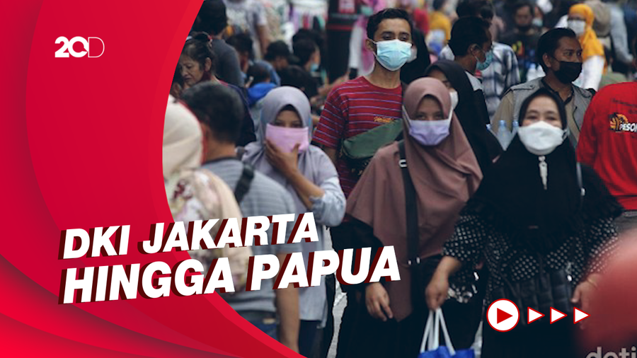 Kasus Covid-19 di Sejumlah Provinsi RI Menurun 3 Minggu Berturut-turut
