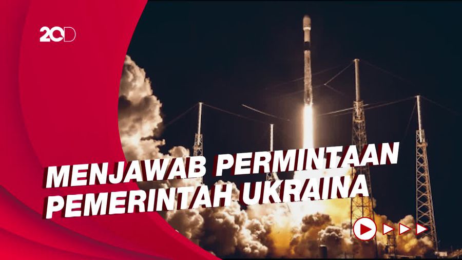 Elon Musk Aktifkan Satelit Starlink di Ukraina