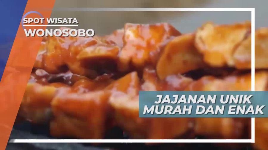 Sate Tahu, Jajanan Unik dan Enak di Alun-alun Wonosobo