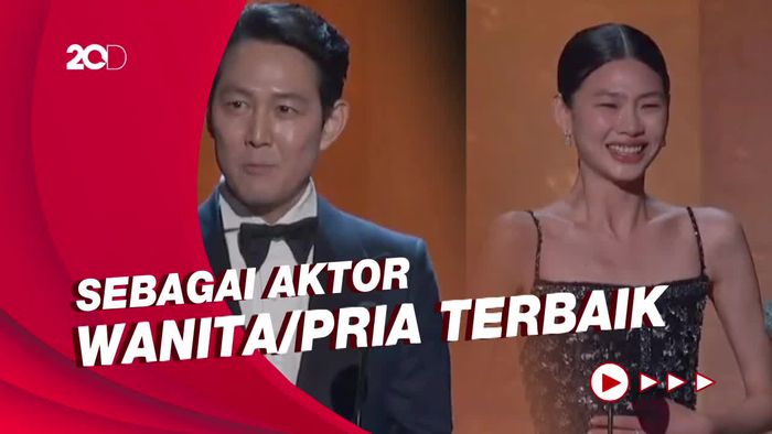 Jung Ho Yeon dan Lee Jung Jae Squid Game Raih Piala SAG Awards