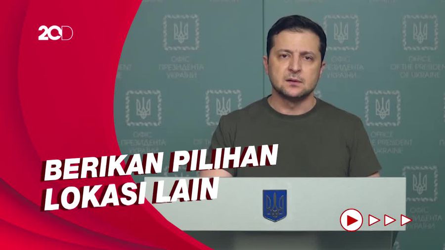 Ukraina Menolak Bertemu dengan Rusia di Belarusia untuk Perdamaian